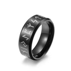 Nordic Viking Rune Odin Ring — Stainless Steel
