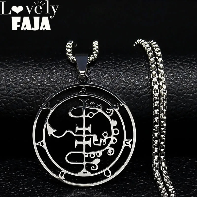 Sigil de Lucifer Baphomet Necklace — SS