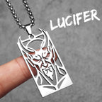 Hell Demon Satan Pendant Necklace — Stainless Steel