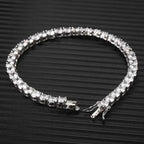 Tennis Bracelet with Stones — Stainless Steel