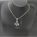 Masonic Necklace for Men Gold Silver Plated Mason Energy Freemason Pendant Stainless Steel Amulet Religious Gothic Punk
