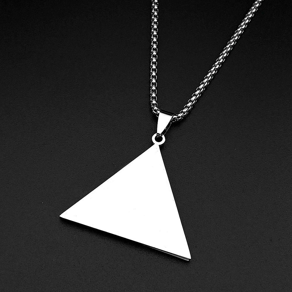 Egypt Pyramid Eye of Horus Pendant Necklace for Women Men Stainless Steel Gold Color Ancient Egyptian Amulet Gift