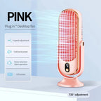 Desktop Electric fan Rechargeable Portable Home Air Conditioning Fan 5-Speed 720° Swivel Outdoor Camping Air Cooler