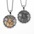 Archangel Michael Pendant — Stainless Steel