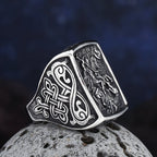 2024 New Vintage 316L Stainless Steel Special Knight Ring Fashion Good Detail Chic Fancy Jewelry Freeshipping For Man