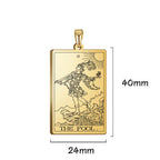 Tarot Major Arcana Amulet Necklace — Stainless Steel