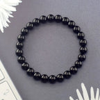 Multi-Color Bead Bracelet with Adjustable Length
