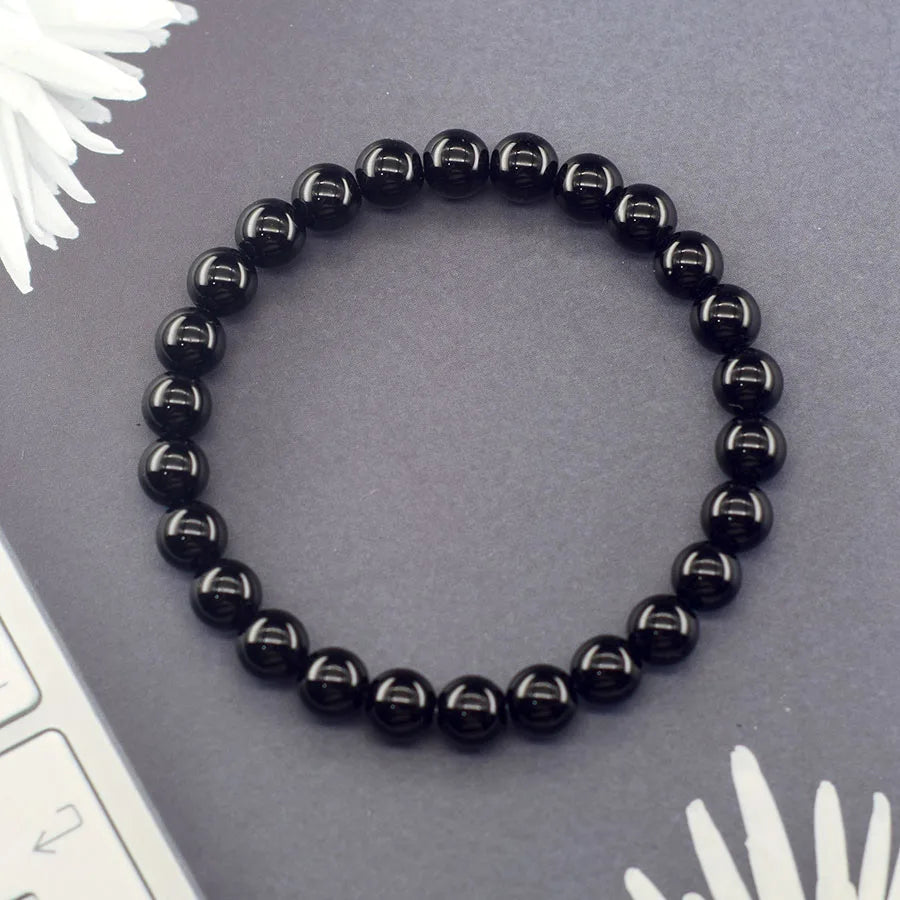 Multi-Color Bead Bracelet with Adjustable Length