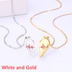 Magnetic Heart Pendant Necklace