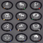 12 Zodiac Signs Bracelet Homme 12 Constellation Jewelry for Women Scorpio Gemini Sagittarius Bracelet Friendship Gift Whoelsales