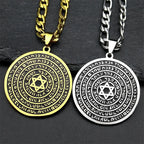 Hexagram Pendant Necklace — Gold
