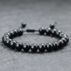 8mm Natural Stone Bracelet For Men Handmade Weaven Thread Braclet Boyfriend Gift Tibetan Buddhist Rosary Beads Braslet