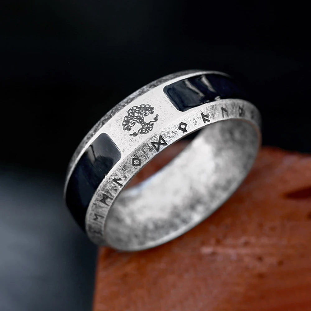 Fashion Punk Stainless Steel Fire Dragon Rings For Men Women Hip Hop Biker Vintage Vikings Animal Ring Amulet Jewelry