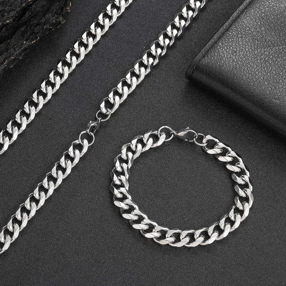 Cuban Bracelet Stainless Steel 11MM Miami