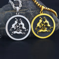 Three Rabbits Pendant — 925 Silver