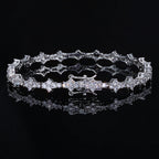 Rose Gold Tennis Bracelet Iced Out CZ 6MM