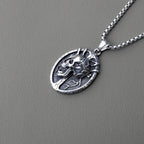 Skull Vine Pendant Necklace — Gothic 60CM
