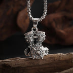 Retro Domineering Nordic Battle Ax Pendant Necklace for Men and Women Punk Pendant Lucky Amulet Jewelry Gift