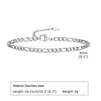 Minimal Thin Chain Bracelet — Stainless