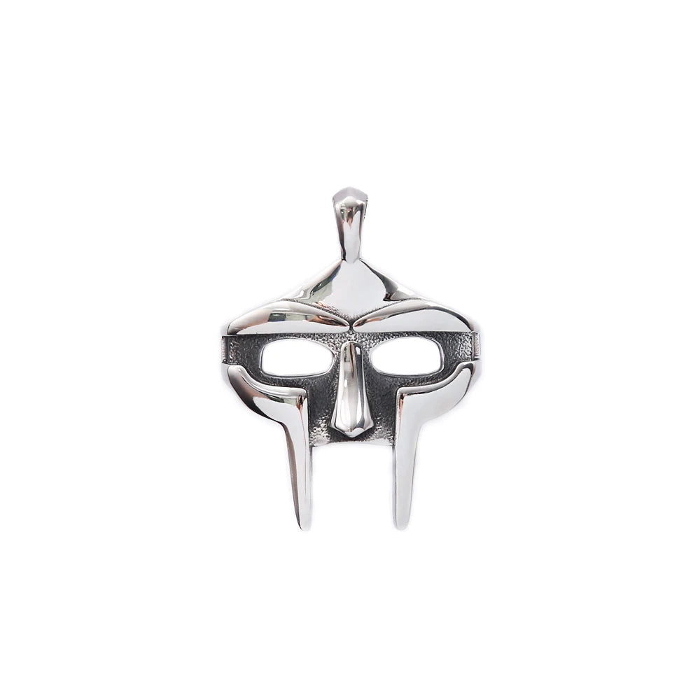 Vintage 316L Stainless Steel Mf Doom Mask Pendant Necklace Men's Punk Egyptian Pharaoh Necklaces Fashion Jewelry Gifts
