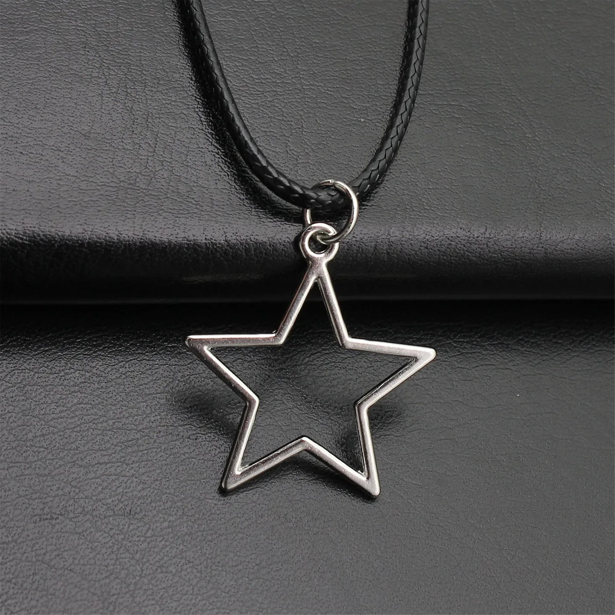 Pentagram Pendant Necklace for Men 45cm Chain