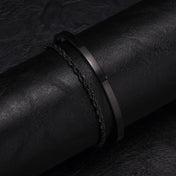 Cuff Bangle Bracelet Set — Stainless Steel