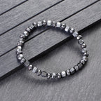 New Arrow Hematite Elastic Bracelet Men Jewelry Armband Heren Fashion Beaded Yoga Bracelet Women Bileklik