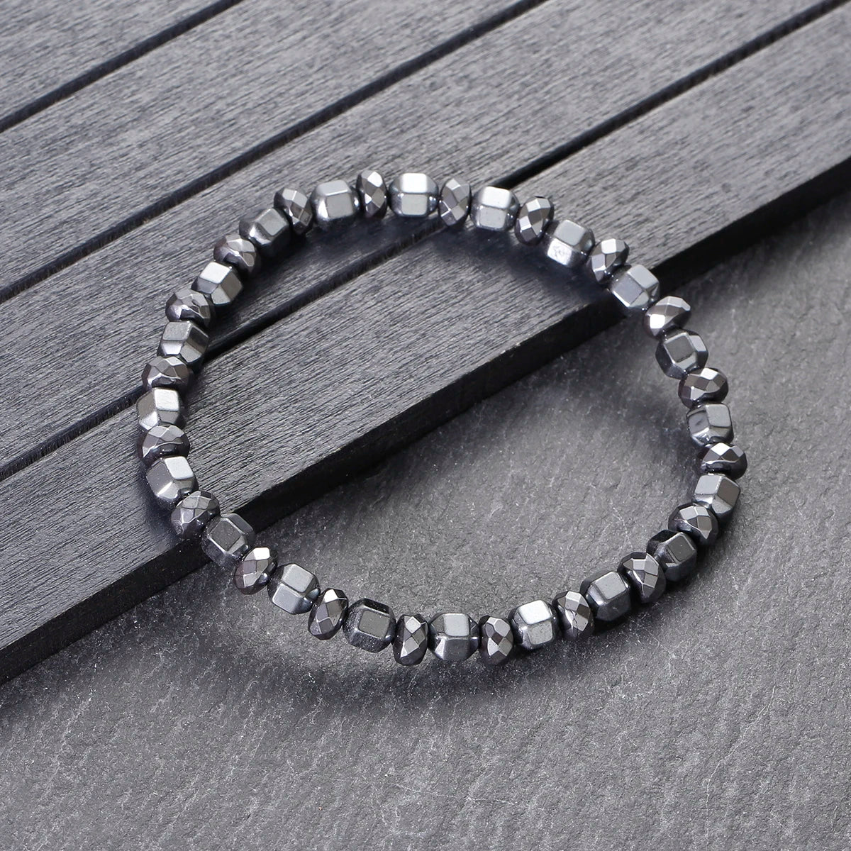 New Arrow Hematite Elastic Bracelet Men Jewelry Armband Heren Fashion Beaded Yoga Bracelet Women Bileklik