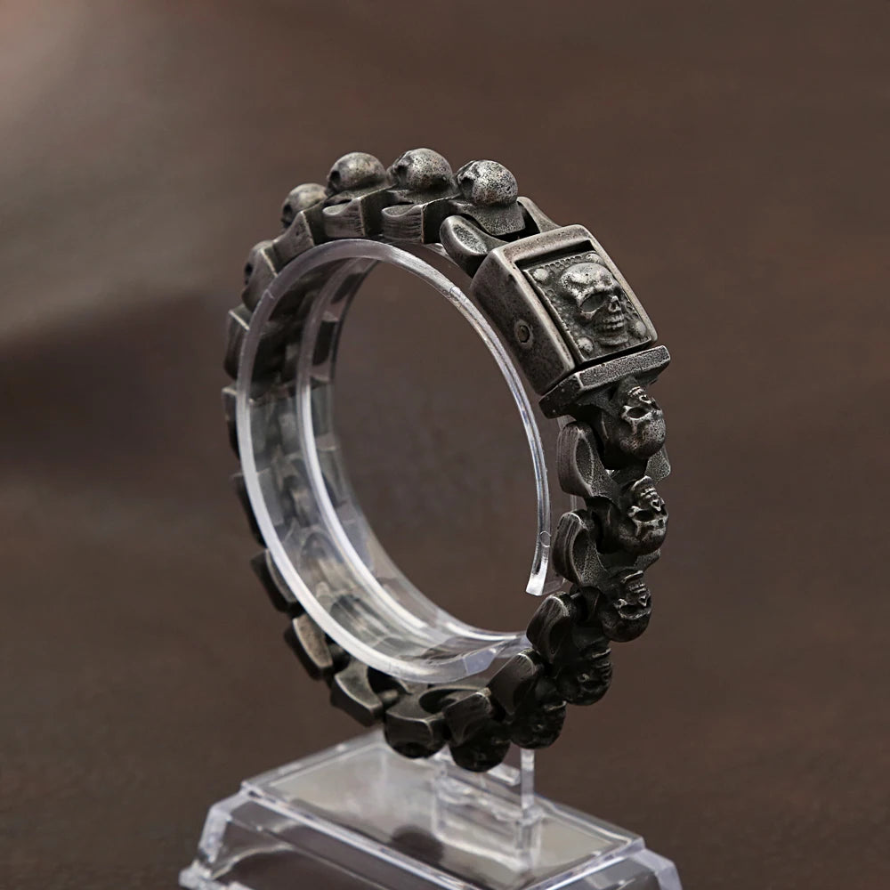 Skull Bracelet — 316L Stainless Steel