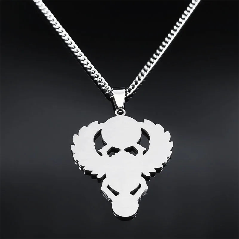 Eye of Horus Ankh Pendant — Stainless