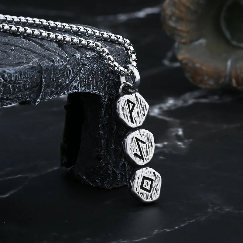 Odin Viking Stainless Steel Pendant Necklace
