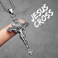 INRI Jesus Cross Pendant — Stainless Steel