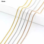 Wholesale 45/50/60/70cm Snake Long Chain Necklace Stainless Steel Necklaces For Women Men Jewelry Neck Chokers Catenina Collana
