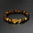 Color-Changing Natural Stone Pi Xiu Beaded Bracelet