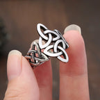 Viking Steel Ring Celtics Knot Punk 316L