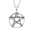 Star Steel Pendant Vintage David Punk Pentagram