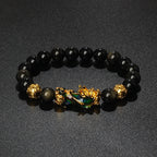 Color-Changing Natural Stone Pi Xiu Beaded Bracelet