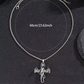 Devil Bat Goddess Pendant Necklace — Stainless Steel