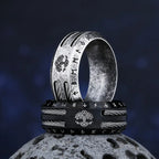 2024 NEW Men's 316L stainless-steel rings retro Odin Viking rune for teen RING Amulet fashion Jewelry Gift Valentine's day Gift