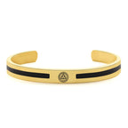Viking Cuff Bangle Bracelet — Stainless Steel