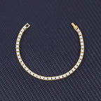 14mm Bracelet With Box Buckle High Quality Iced Out Cubic Zirconia Hip Hop Fashion Personality Jewelry For Gift Luxury