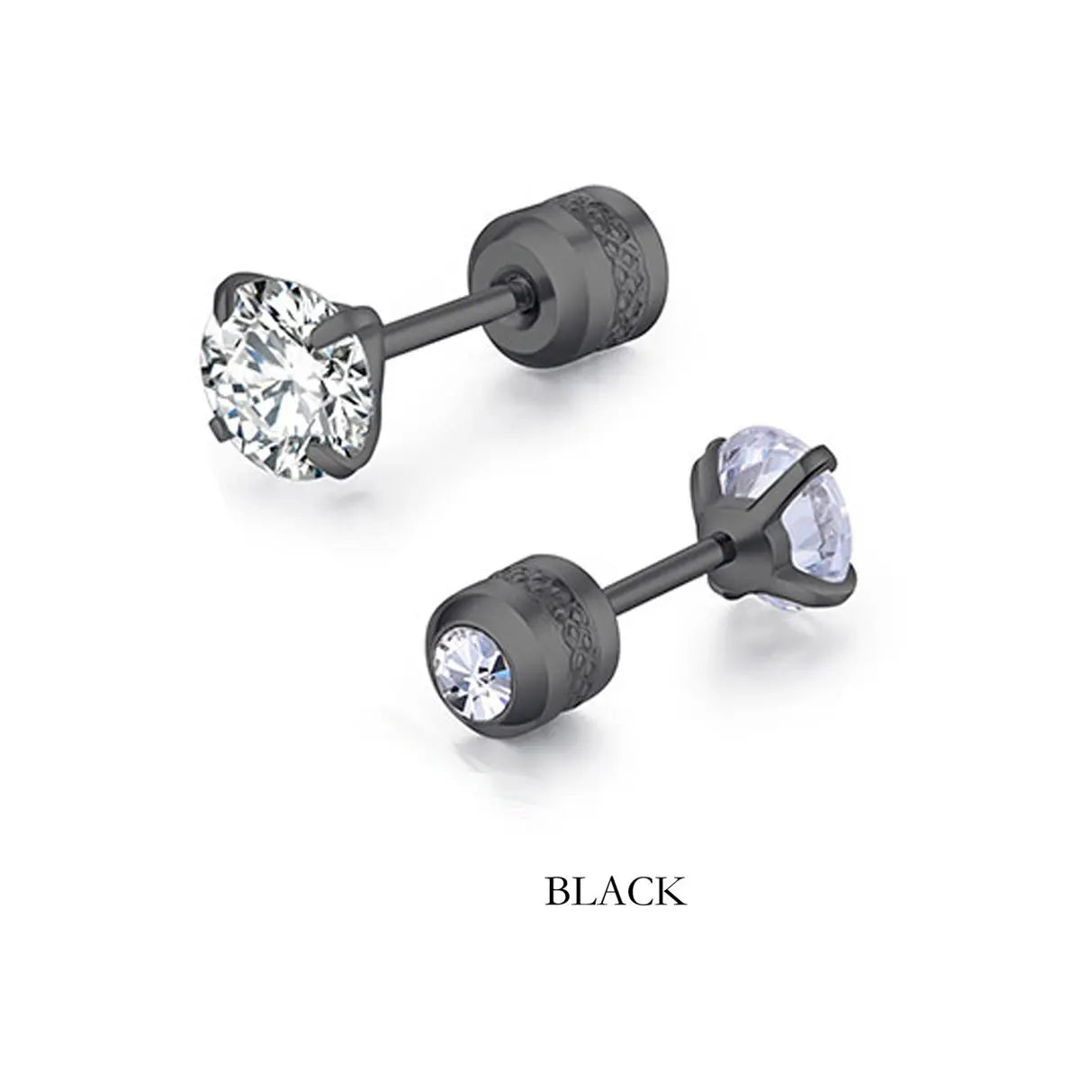 2PC Stainless Steel Mini Crystal CZ Screw Stud Earrings Ear Bone Nail Cartilage Helix Lobe Earring Ear Piercing Body