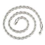 Rope Steel Pendant 316L Twisted Versatile