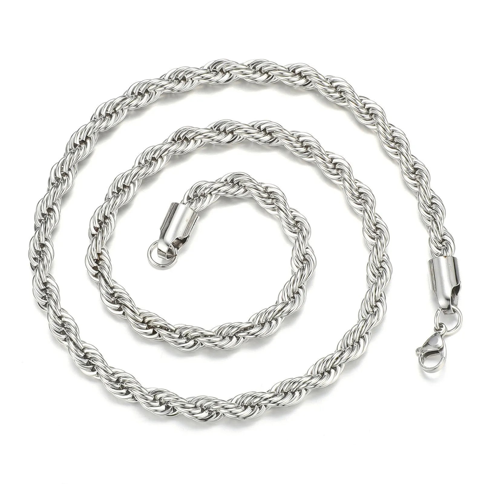 Rope Steel Pendant 316L Twisted Versatile