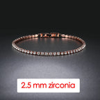 Iced Out Tennis Bracelet Stainless Steel 3/4/5MM