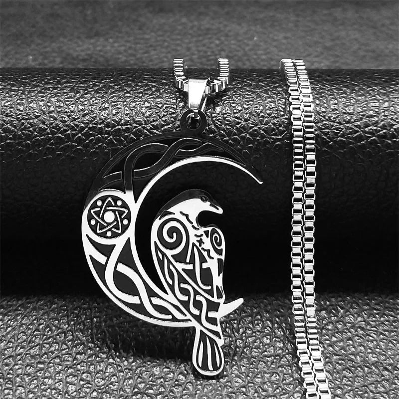 Gothic Celtic Knot Pendant Necklace — Stainless Steel