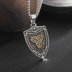 Celtic Trinity Knot Pendant Necklace — Zinc Alloy