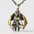 Delicate Antique Silver Color Seraph Prayer Good Luck Necklace Pendant Men Women Anniversary Amulet Jewelry Gift