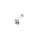 Gold Skull Stud Earring Stainless Steel
