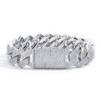 Iced Out Cuban Chain Necklace Stainless Steel 8-25MM